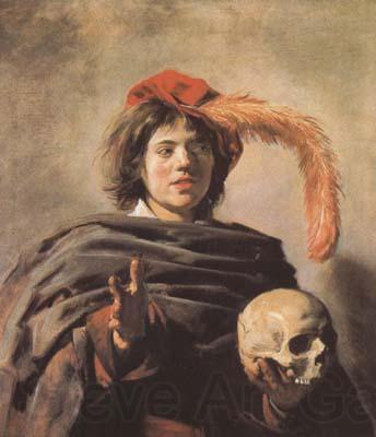 Frans Hals Young Man with a Skull (mk08) Spain oil painting art